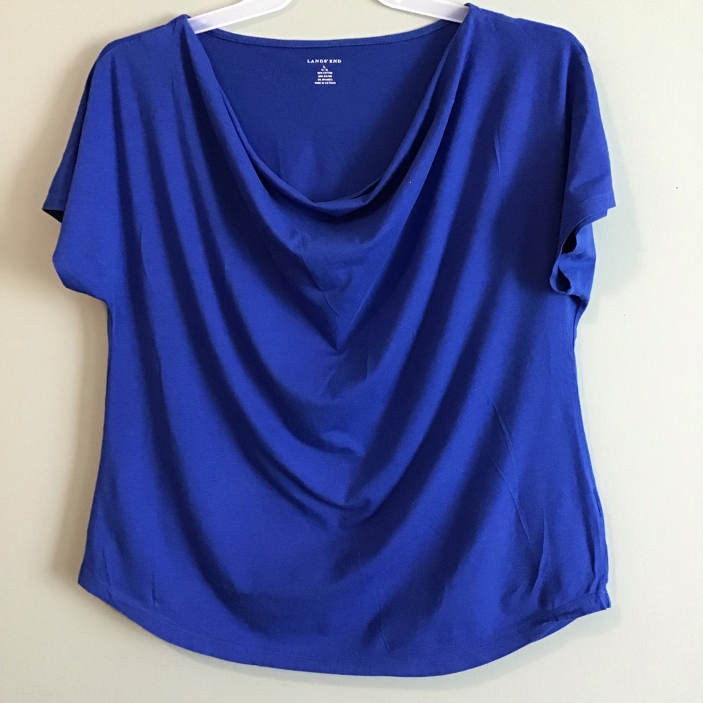 Land’s End cowl neck top SZ L (14-16) preowned